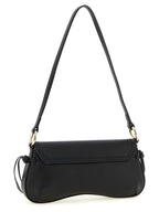 Twinset Black Leather Shoulder Bag