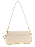 Twinset White Leather Shoulder Bag
