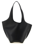 The Attico Black Calfskin Shoulder Bag