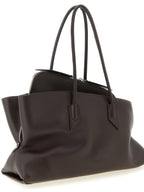 The Attico Brown Calfskin Shoulder Bag