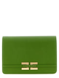 Elisabetta Franchi Bicolor Polyester Crossbody Bag