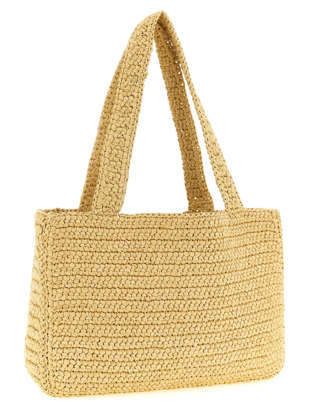 Valentino Garavani Beige Viscose Tote Bag