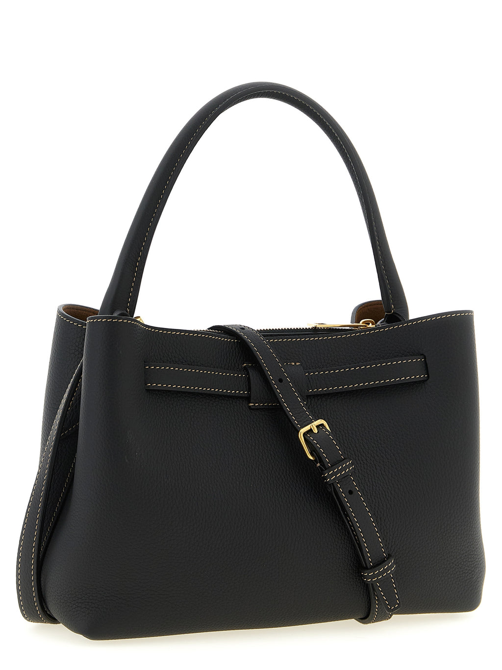 Tod's Black Calfskin Handbag