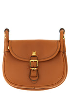 Valentino Garavani Brown Calfskin Shoulder Bag