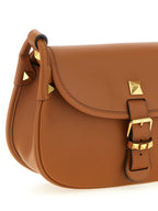 Valentino Garavani Brown Calfskin Shoulder Bag