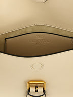 Valentino Garavani White Calfskin Shoulder Bag