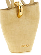 Jacquemus Beige Calfskin Handbag