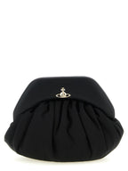 Vivienne Westwood Black Viscose Clutch Bag