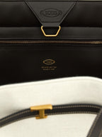 Tod's Multicolor Linen Tote Bag