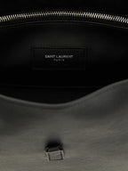 Saint Laurent Black Calfskin Shoulder Bag