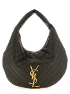 Saint Laurent Brown Lamb Leather Shoulder Bag