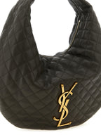Saint Laurent Brown Lamb Leather Shoulder Bag
