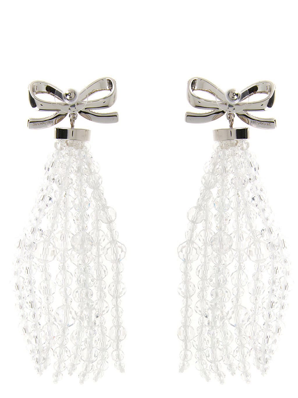 Self-Portrait Silver Copper Earrings
