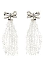 Self-Portrait Silver Copper Earrings