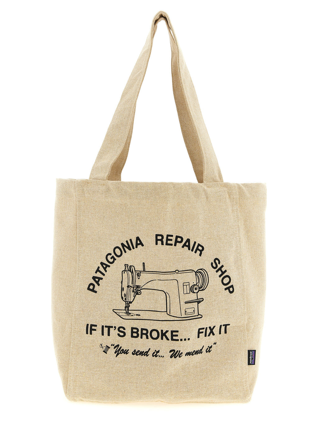 PATAGONIA Beige Cotton Tote Bag