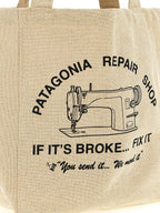 PATAGONIA Beige Cotton Tote Bag