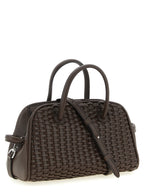 Jacquemus Brown Cotton Handbag