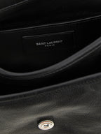 Saint Laurent Black Calfskin Crossbody Bag