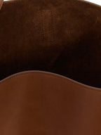 Saint Laurent Brown Calfskin Shoulder Bag