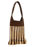 Isabel Marant Brown Raffia Shoulder Bag