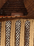 Isabel Marant Brown Raffia Shoulder Bag