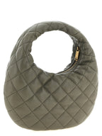 Saint Laurent Gray Lamb Leather Handbag