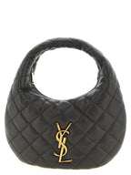 Saint Laurent Brown Lamb Leather Handbag