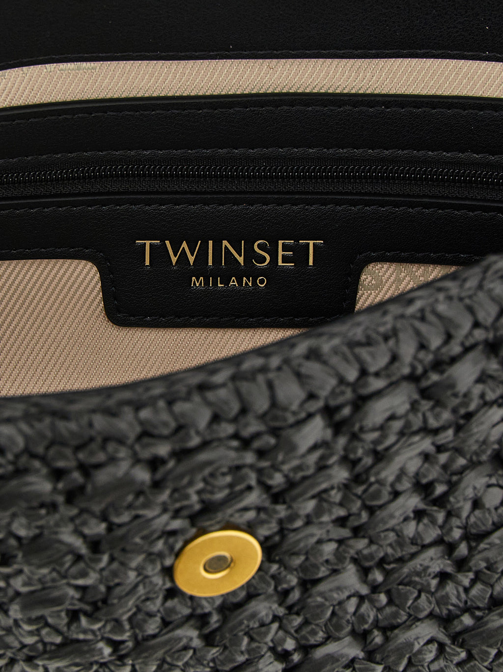 Twinset Black Polypropylene Crossbody Bag