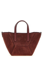 Brunello Cucinelli Bordeaux Calfskin Handbag
