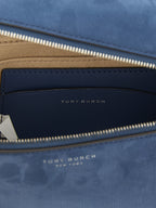 Tory Burch Blue Lamb Leather Handbag