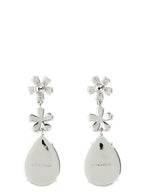 Self-Portrait Silver Brass Earrings