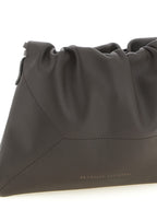 Brunello Cucinelli Brown Calfskin Clutch Bag