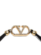 Valentino Garavani Black Polyester Bracelet