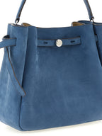 Tory Burch Blue Lamb Leather Handbag