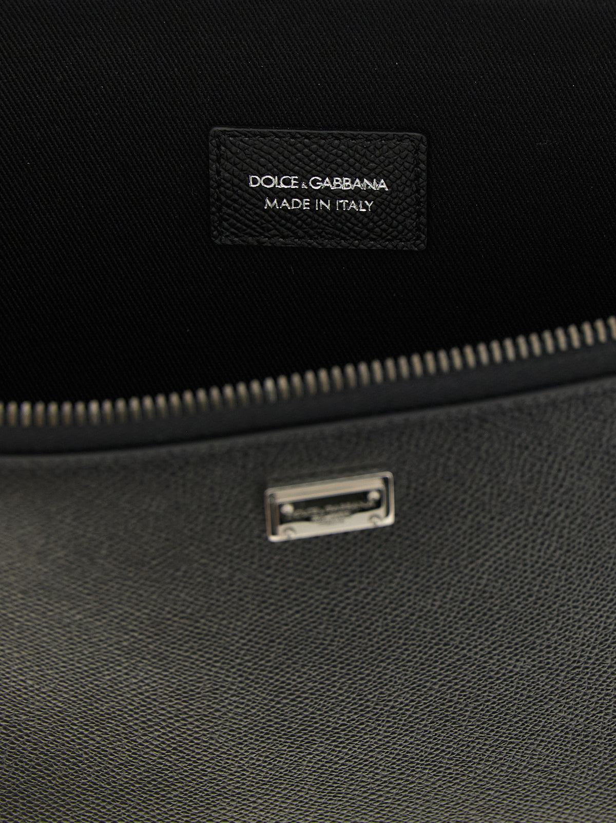 Dolce & Gabbana Black Calfskin Clutch Bag