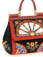 Dolce & Gabbana Multicolor Cotton Handbag