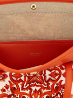 Dolce & Gabbana Orange Cotton Tote Bag