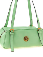 Versace Bicolor Lamb Leather Shoulder Bag