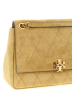 Tory Burch Beige Calfskin Shoulder Bag