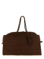Jacquemus Brown Raffia Tote Bag