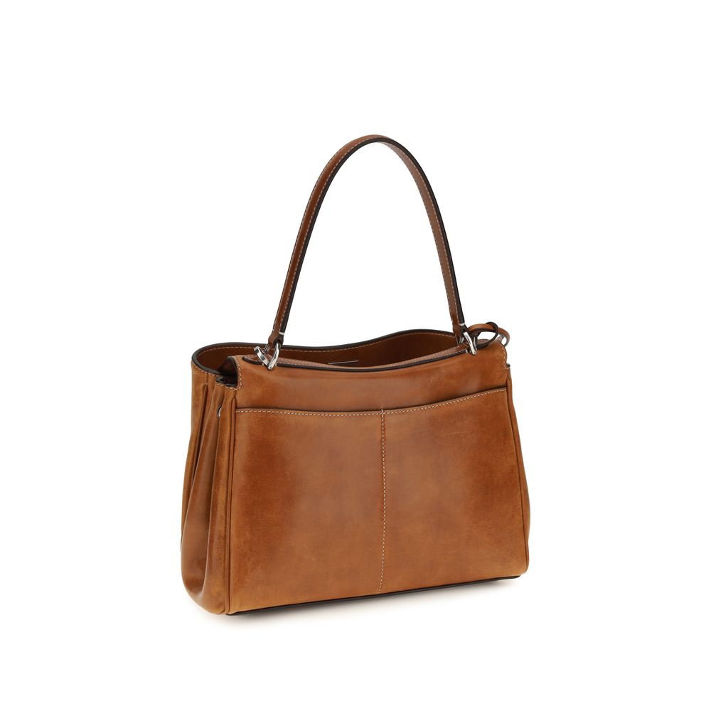 Balenciaga Brown Lamb Ovis Aries Handbag