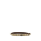 Gucci Beige Fabric Thin Belt