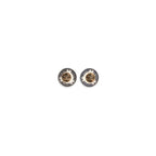 Versace Gray Brass Earrings