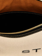 Stella McCartney Beige Cotton Clutch Bag