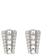 Self-Portrait Silver Cotton Earrings
