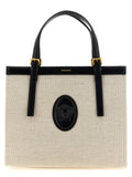 Versace Beige Leather Tote Bag