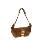 Chloé Brown Calf Leather Bos Taurus Shoulder Bag