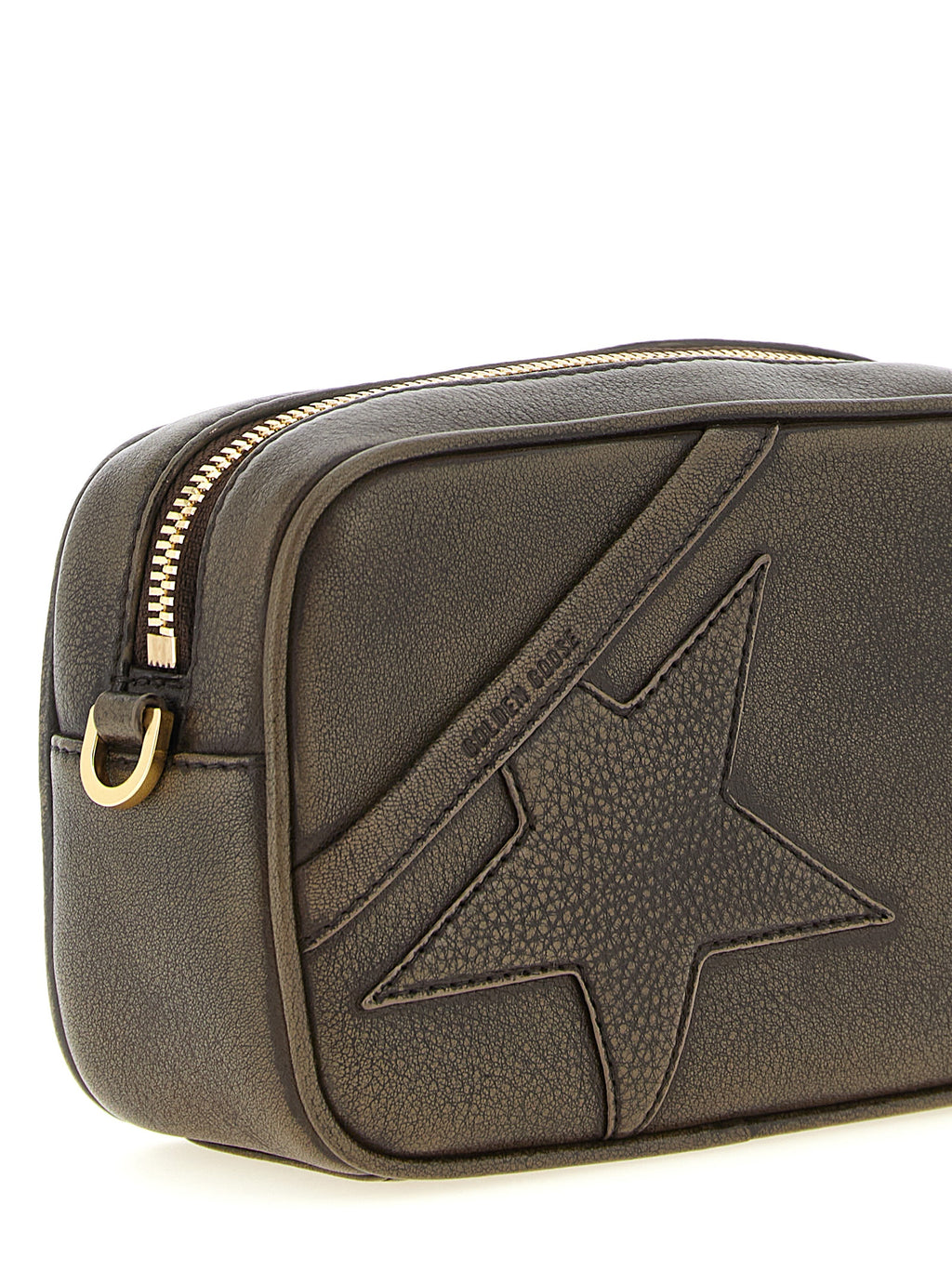 Golden Goose Brown Cowhide Clutch Bag