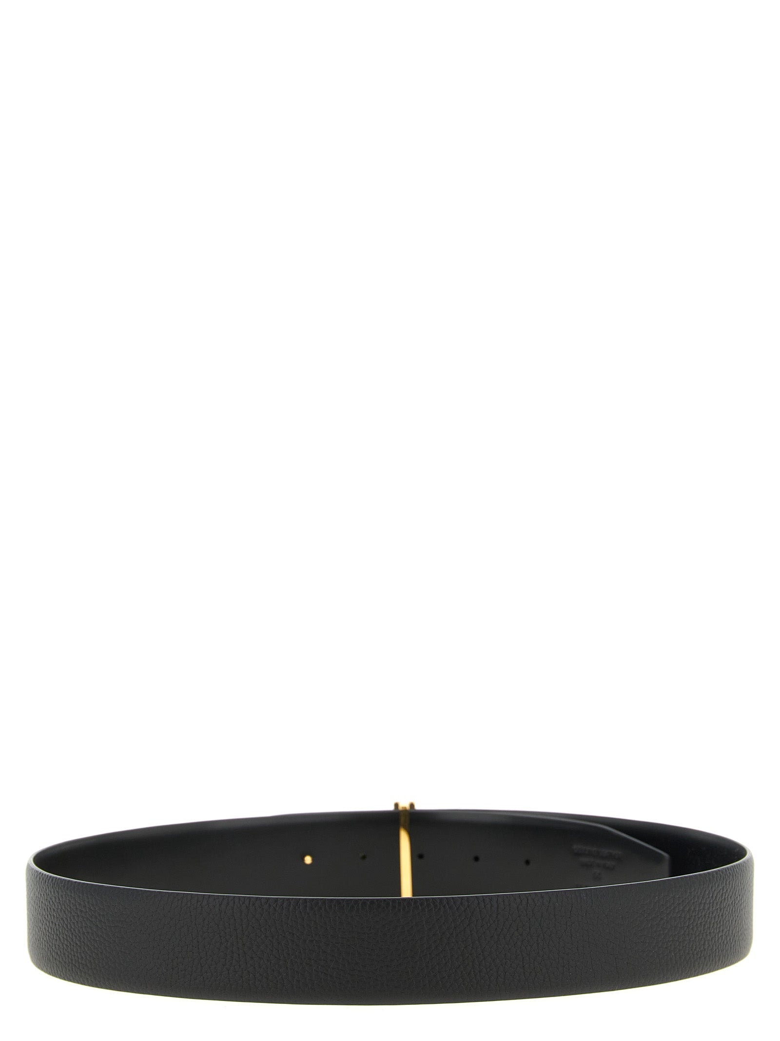 Tom Ford Black Calfskin Regular Belt