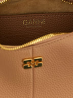 Ganni Beige Polyester Handbag